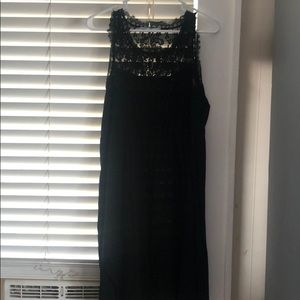 Black lace dress